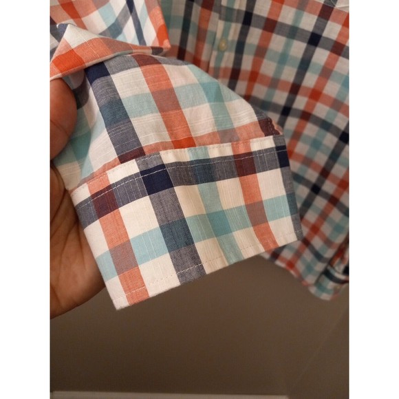 Van Heusen Striped Long Sleeve Slim Fit Button Down Shirt Size XXL 18-18 1/2 - Picture 3 of 16